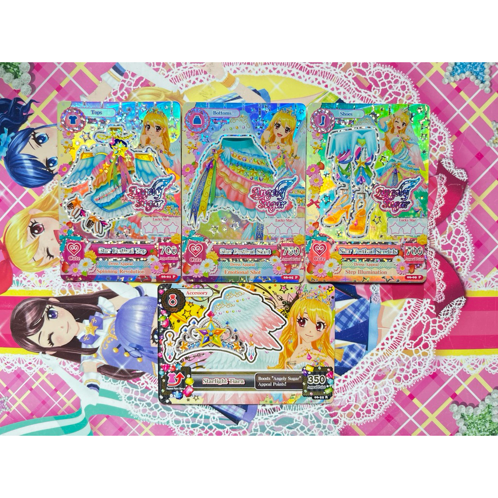 Kartu Aikatsu Premium Star Festival Coord Ichigo Hoshimiya Angely Sugar Seri 6 Original Langka Rare 