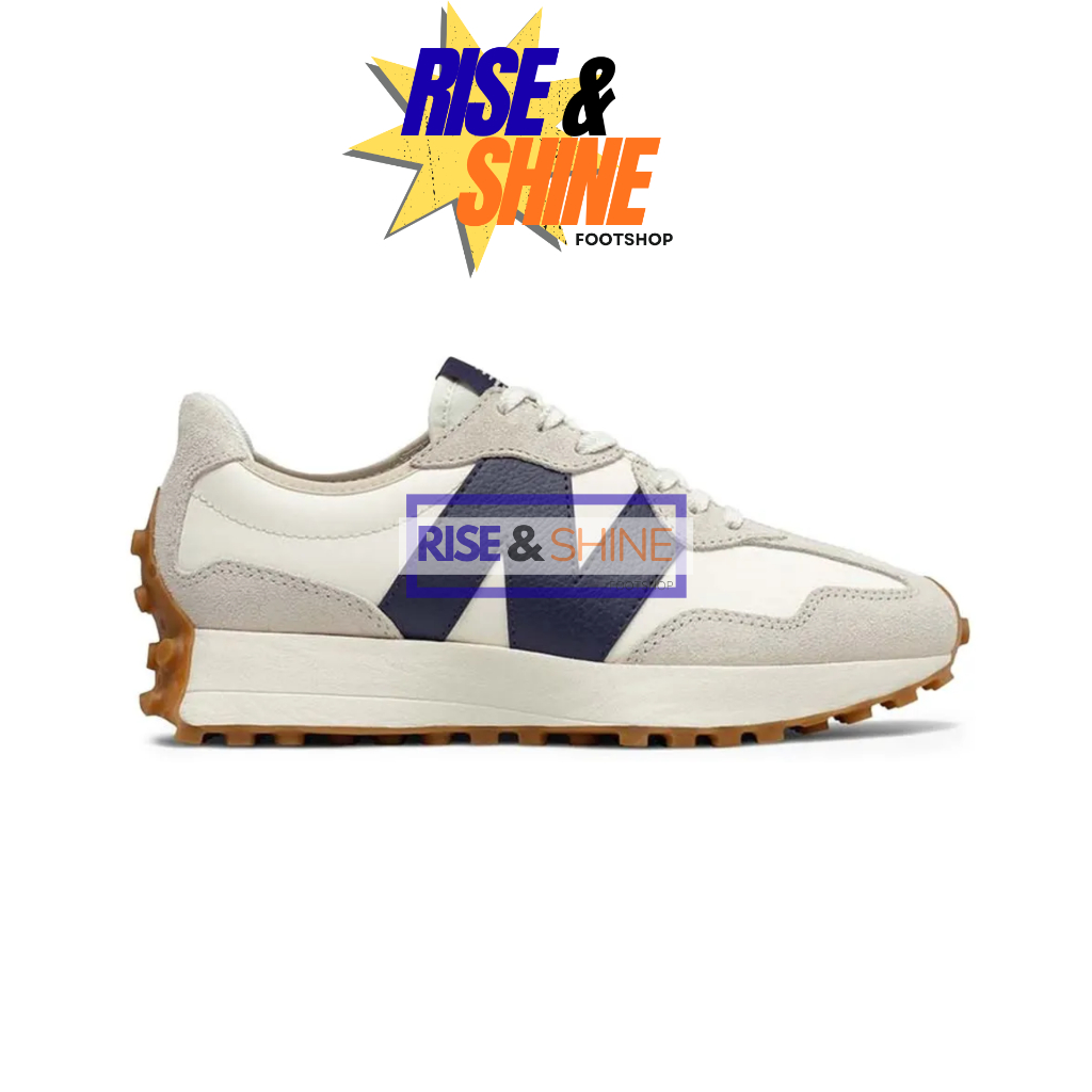 Sepatu NB 327 Moonbeam Beige Navy