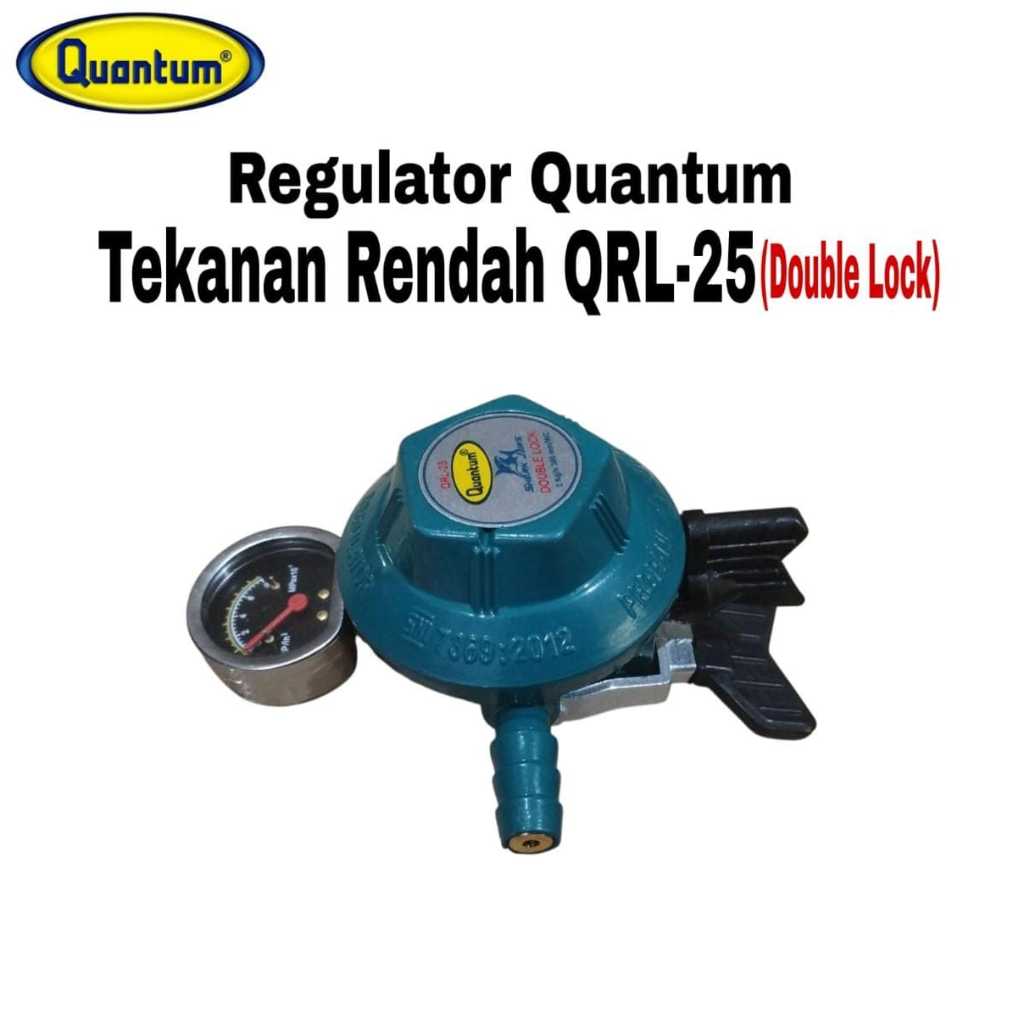 QUANTUM Regulator Gas LPG Double Lock QRL-25 / Double Lock Quantum