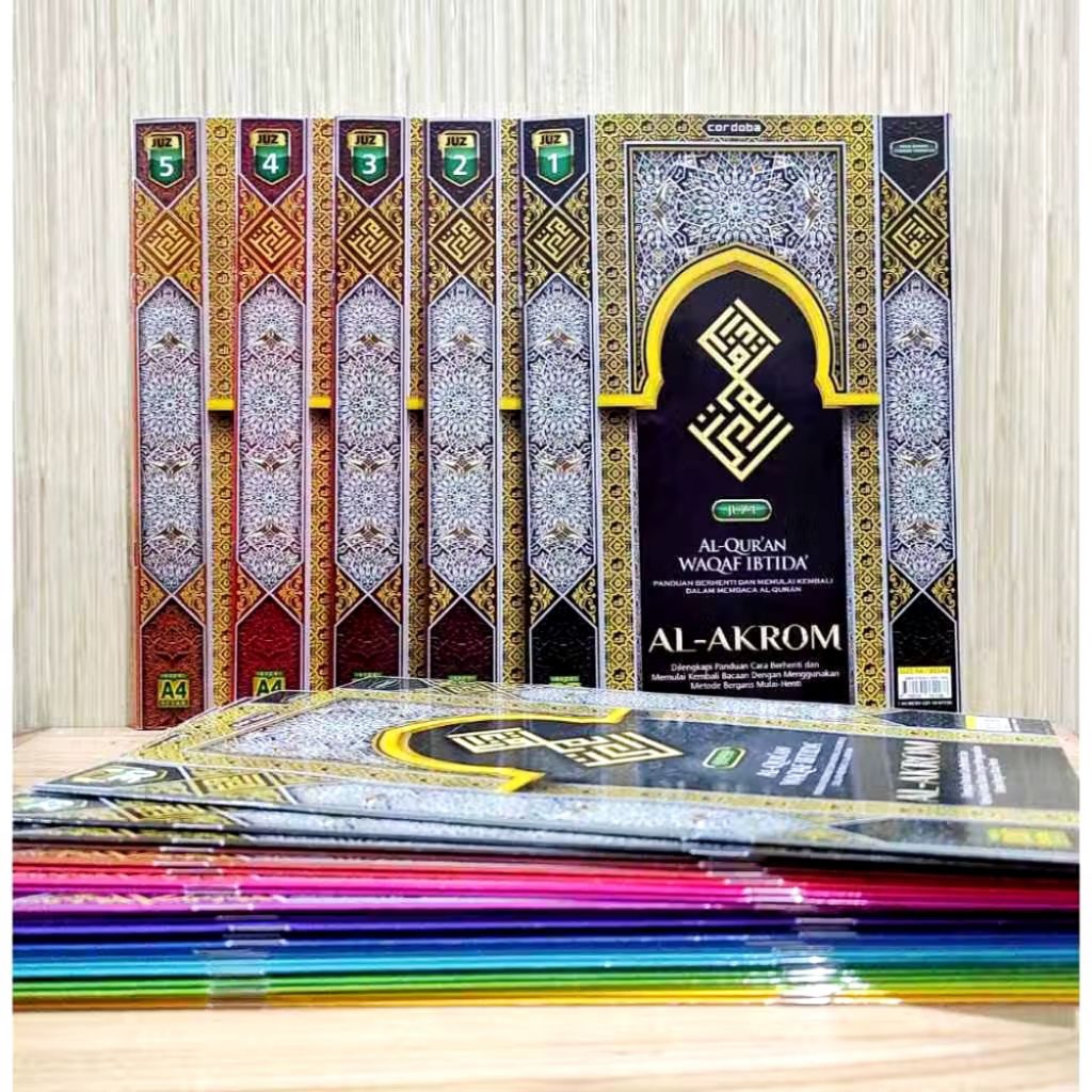 AL-QUR'AN PER JUZ A4 BESAR AL-AKROM WAQAF & IBTIDA'