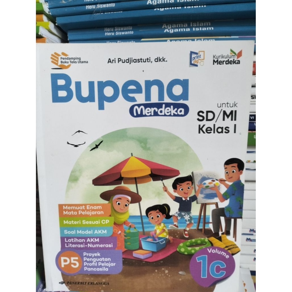 buku bupena p5 kelas 1C Erlangga