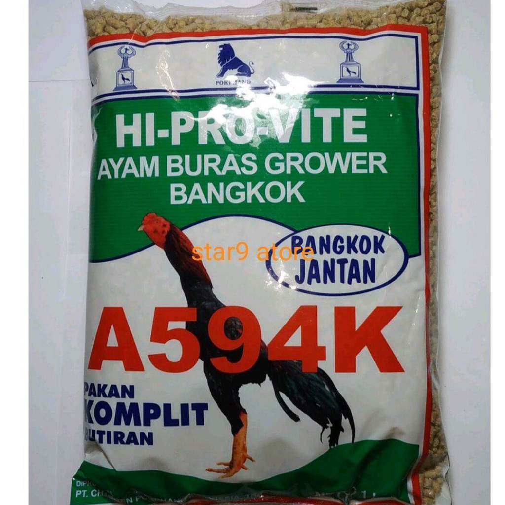 PUR/PAKAN AYAM A594K MURAH BERKULITAS 1 KG COCOK UNTUK AYAM BANGKOK