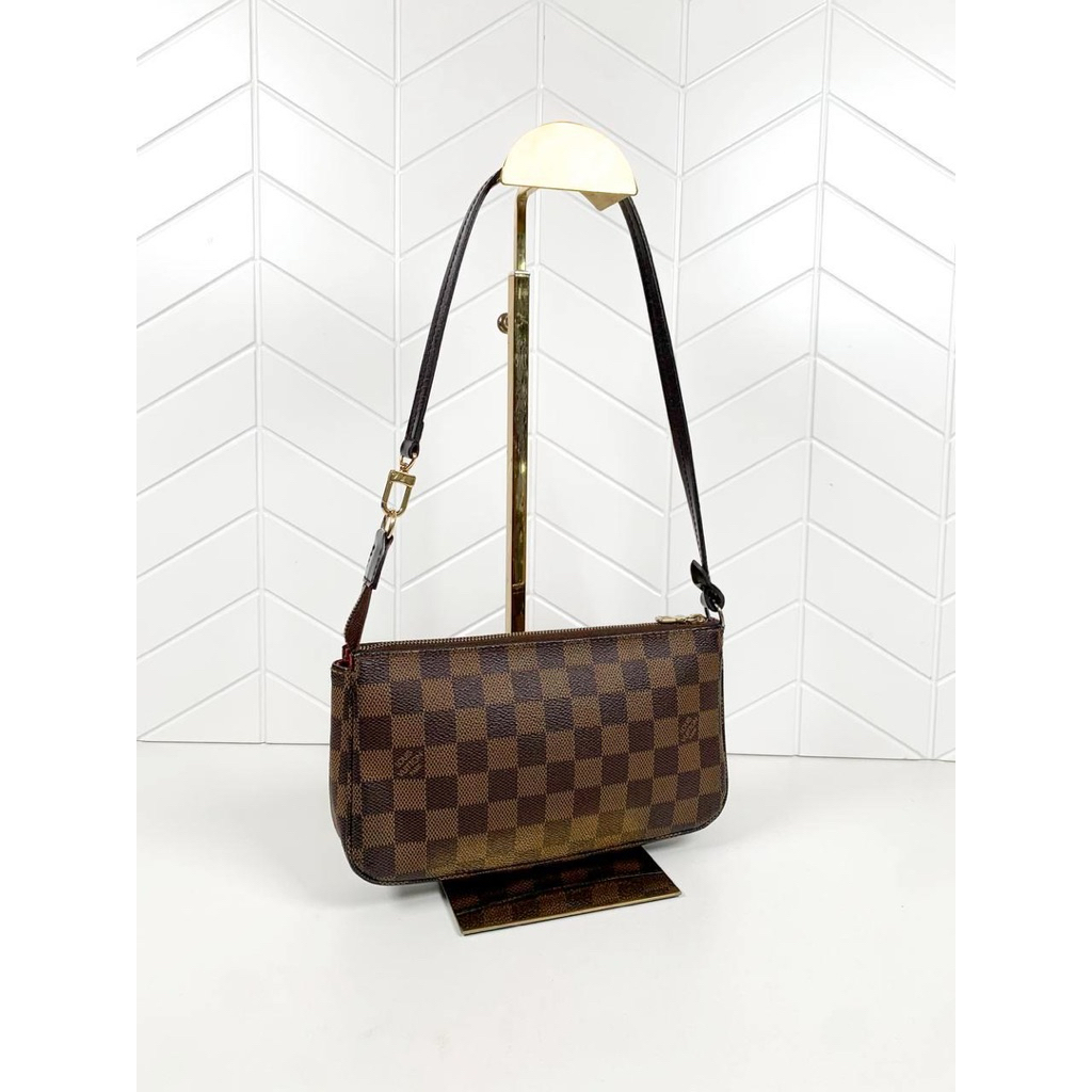 (PRELOVED) LV Pochette Accessories Damier Ebene GHW 2016