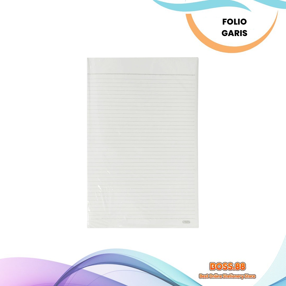 KERTAS FOLIO GARIS ECERAN 25 LEMBAR (1 PACK)