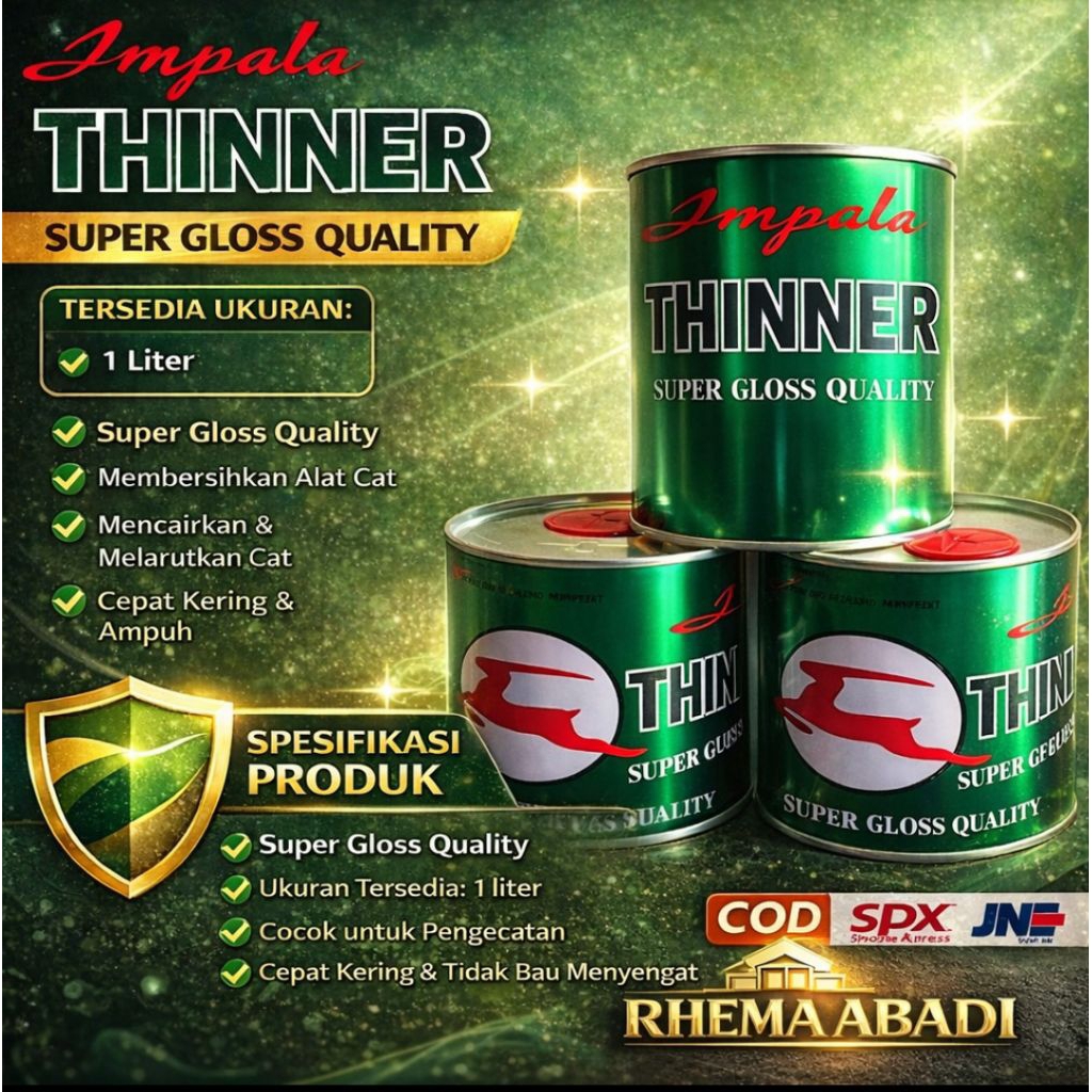 Thinner A Super Impala 1 Liter | Super Gloss Quality