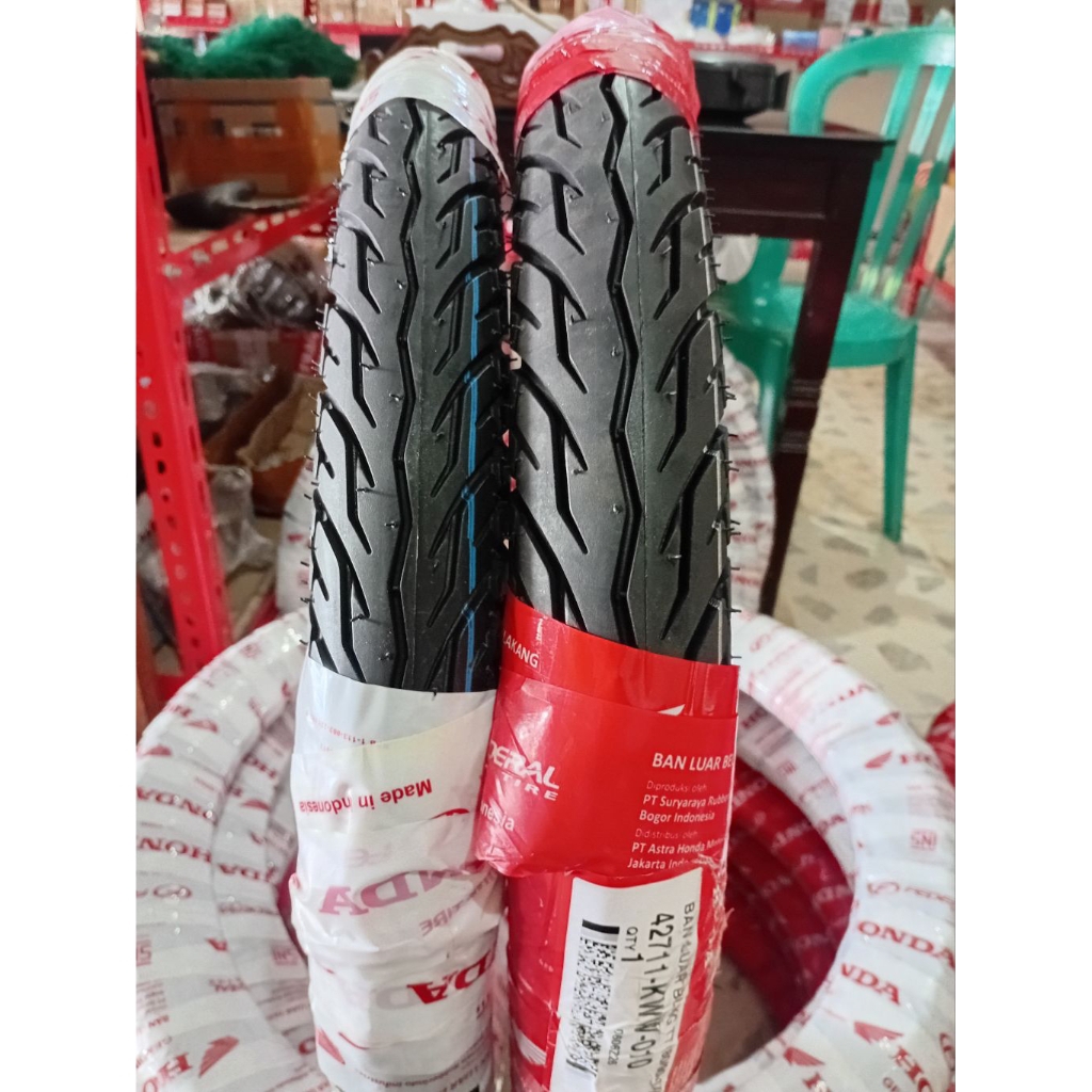 ban motor bebek federal kww ori honda/ahm depan 70/90×17 blkg 80/90×17 bukan tubles