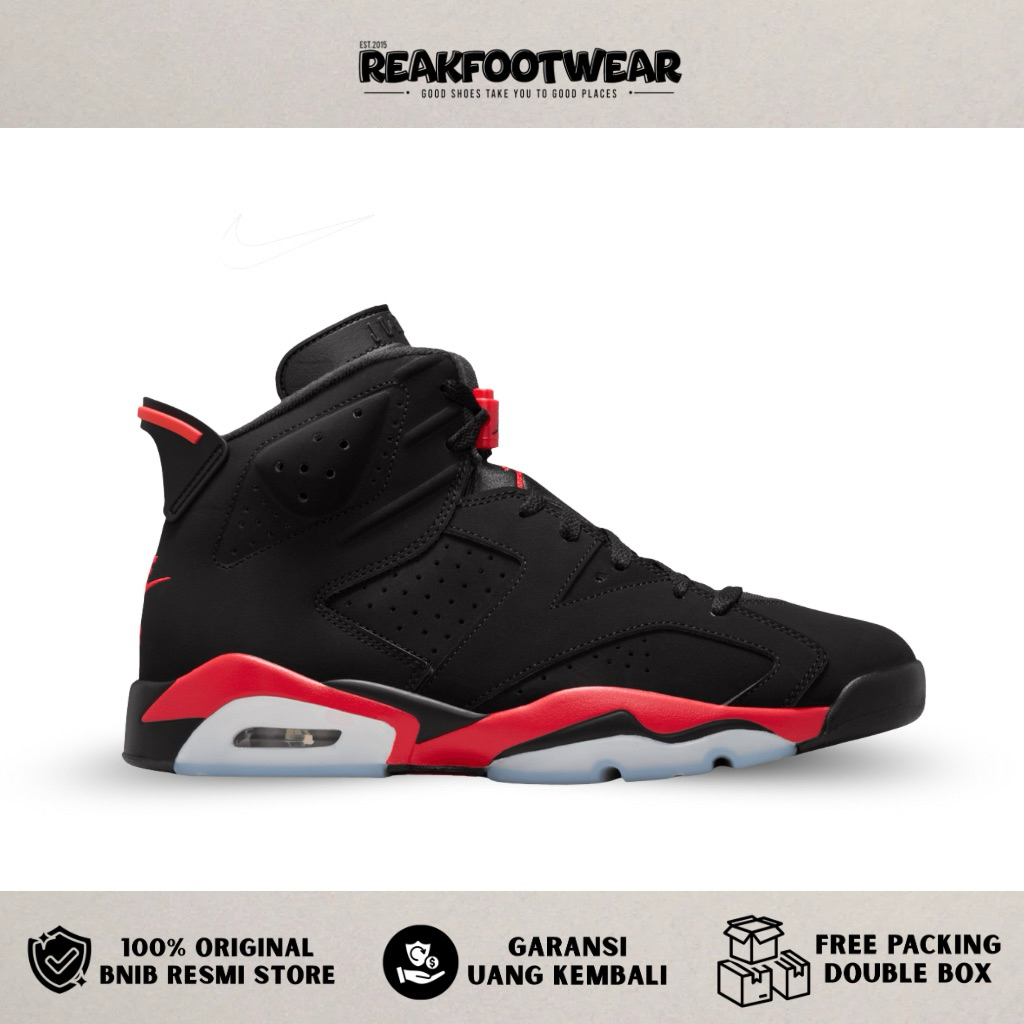 Jordan 6 Retro Infrared Salesman 100% Authentic - CT8529-001