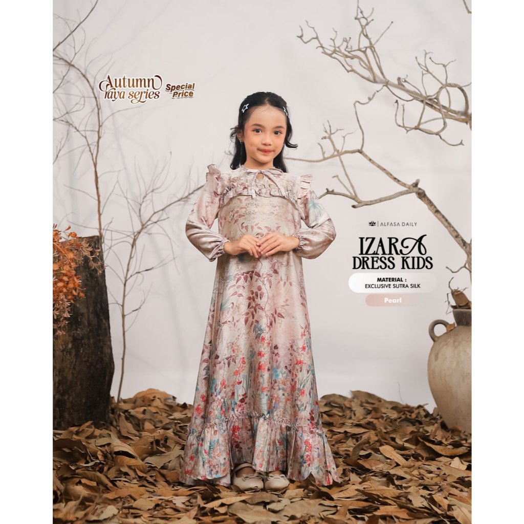 IZARA DRESS KIDS LUXURY COLLECTION AUTUMN RAYA SERIES - Alfasa Daily