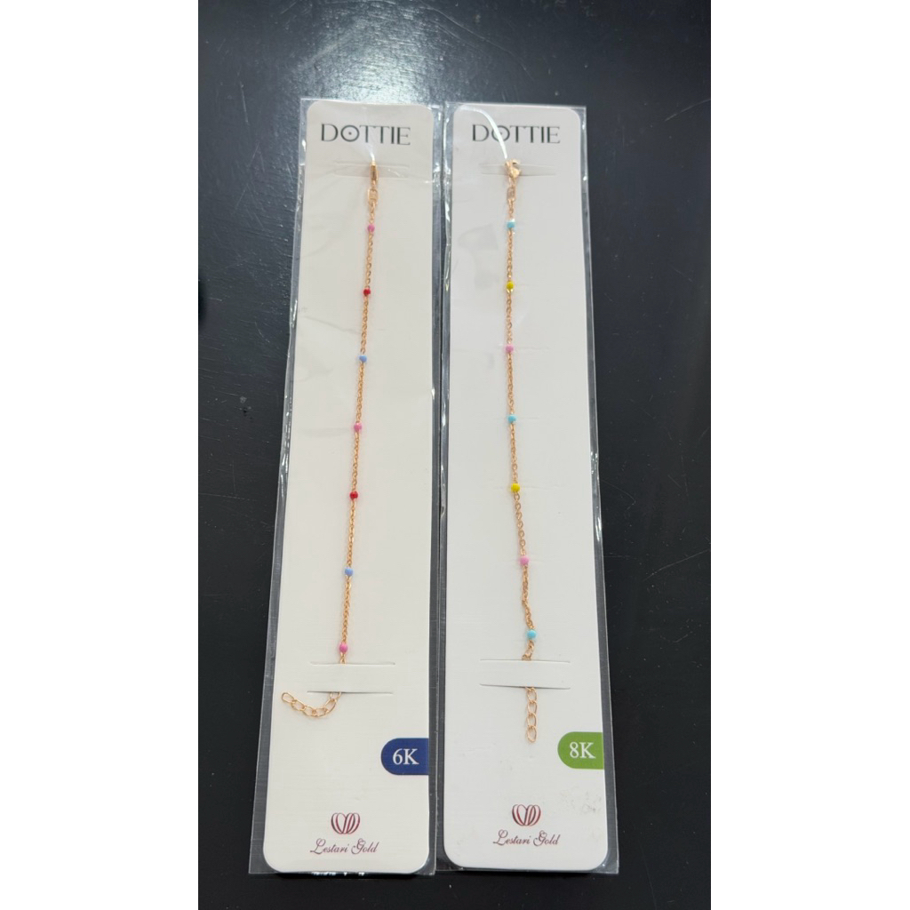 gelang DOTTIE BOBA WARNA 8k Toko mas murni Kedungwaringin