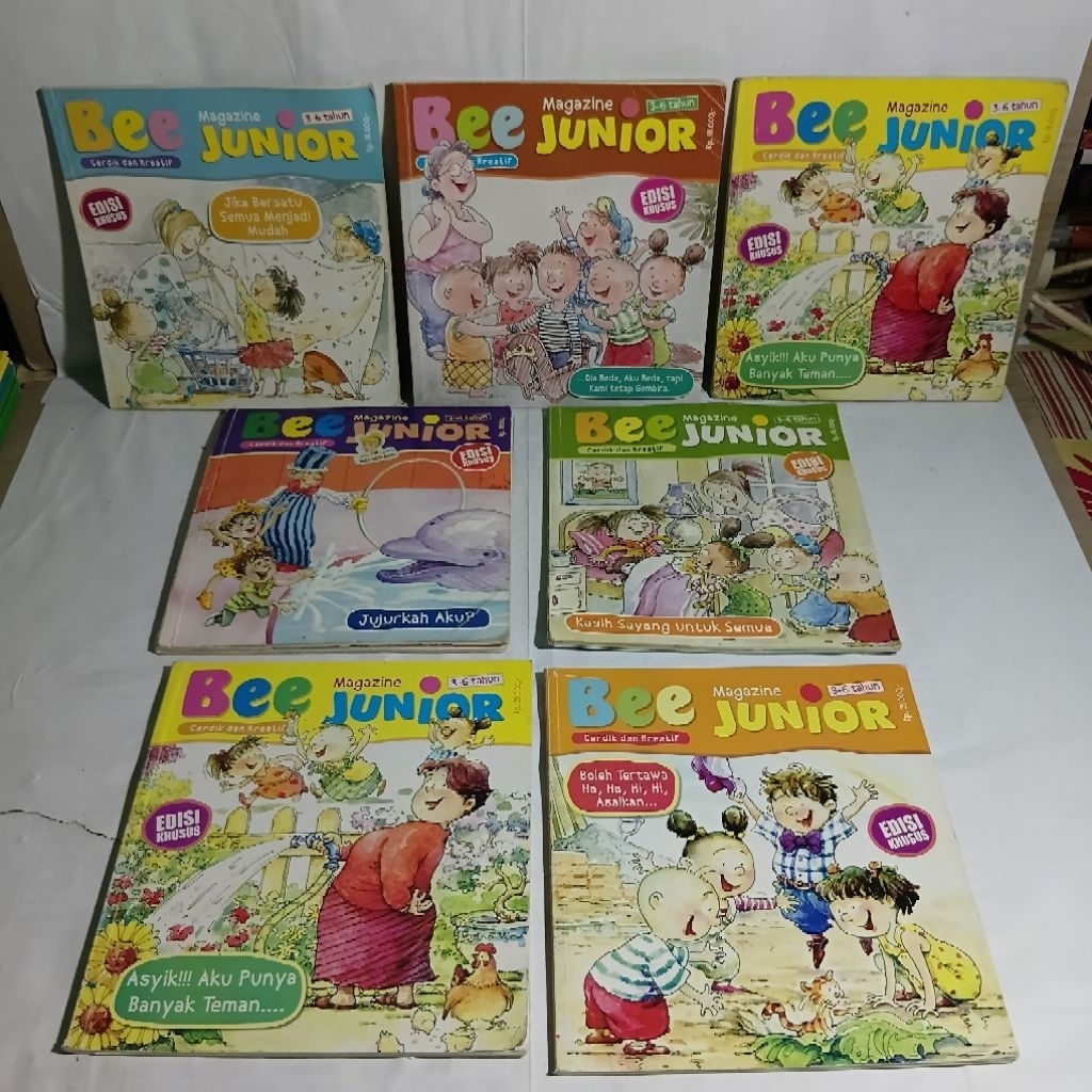 BUKU ANAK BEE MAGAZINE JUNIOR EDISI KHUSUS 3-6 tahun
