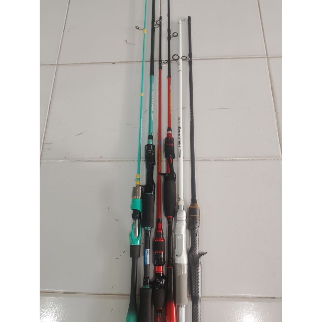 gagang joran carbon solid/hollow