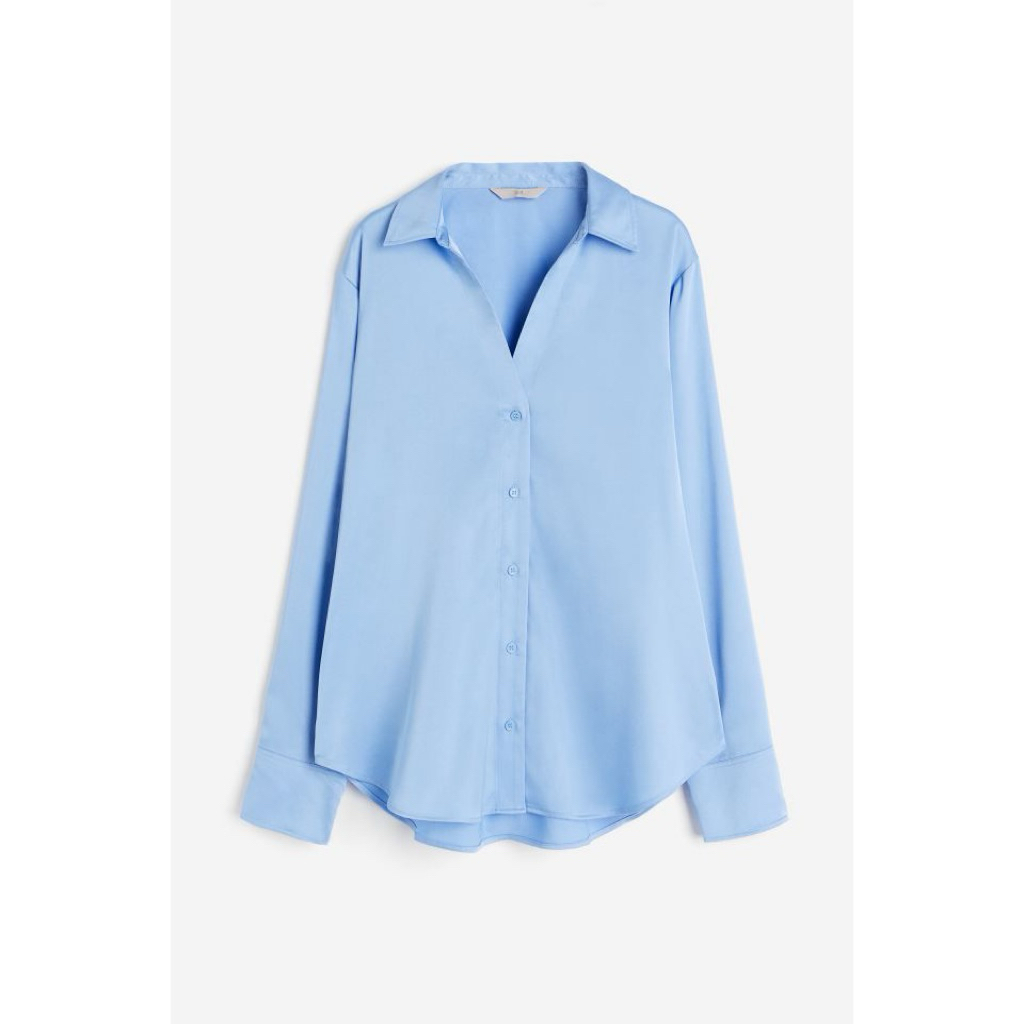 KEMEJA SATIN HNM ORIGINAL 1000 persen