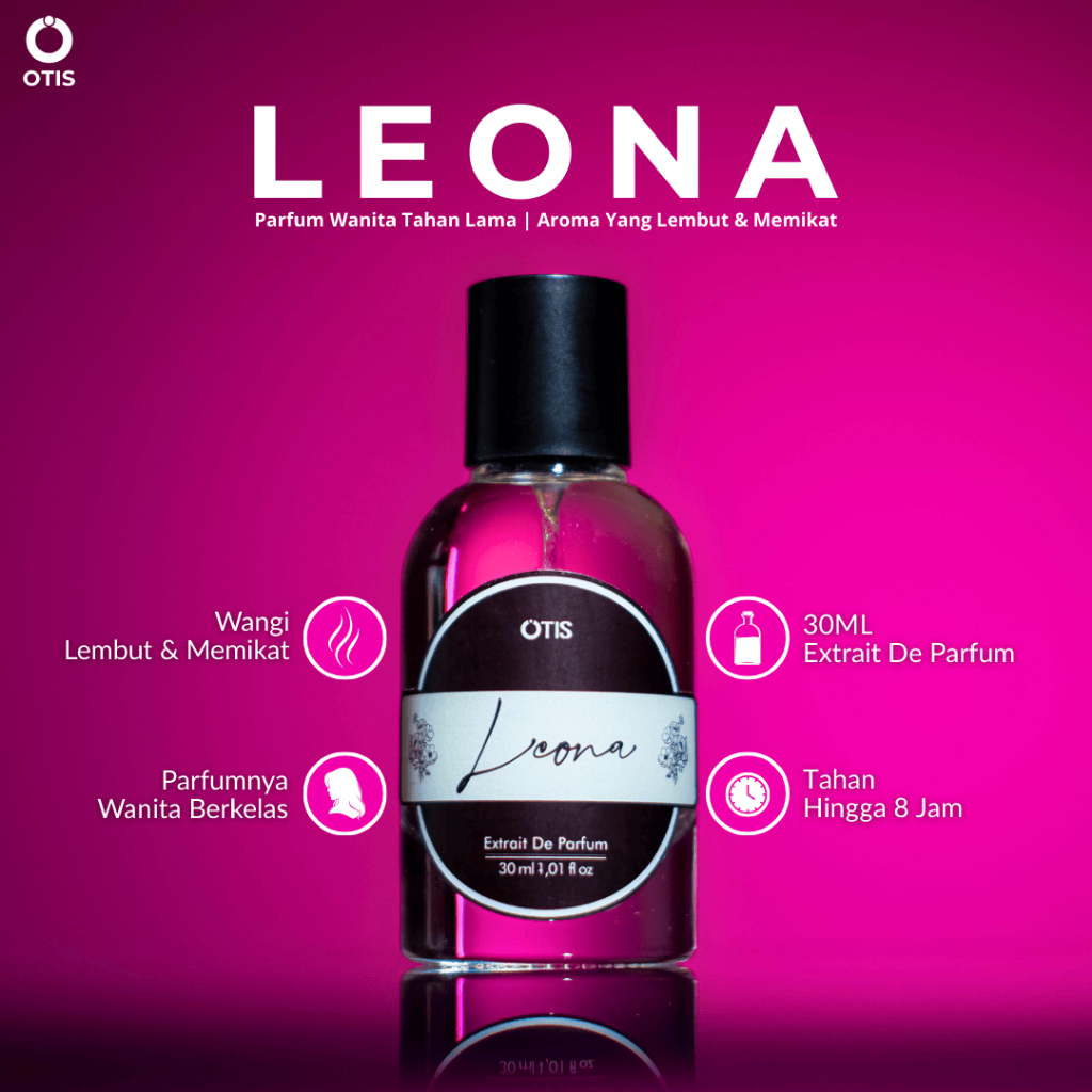 LEONA Otis Parfum - Extrait De Parfum Wanita Tahan Lama