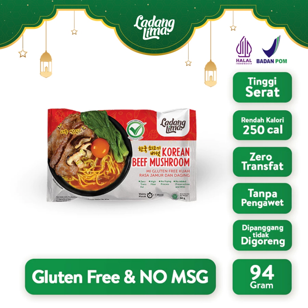 Mie Korea 94g - Gluten Free Noodle Ladang Lima