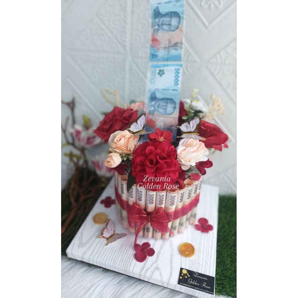 Money Cake uang ditarik(isi asli)