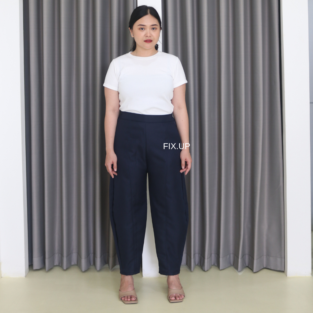 FIXUP - Dara Barrel Pants - Celana Panjang Wanita - Lose pants - Celana Panjang Bawahan Wanita