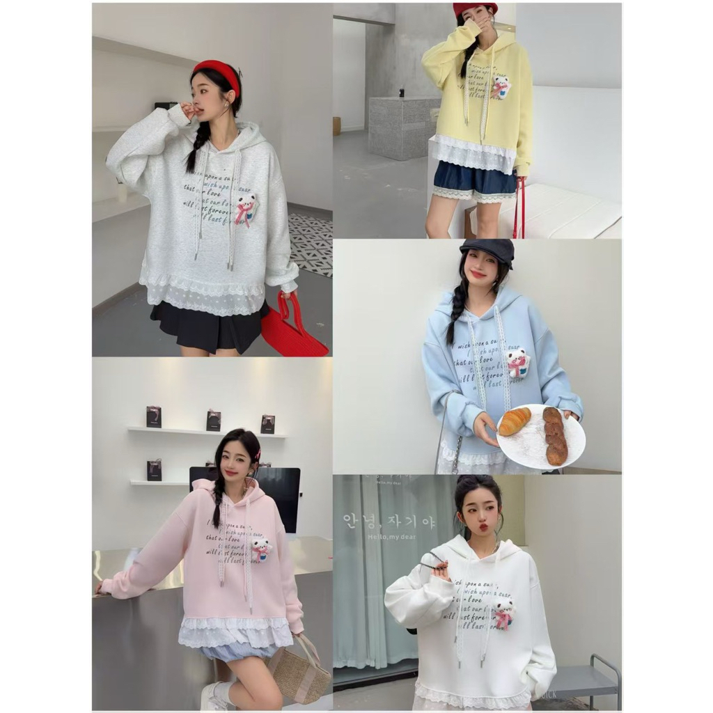 kaos hoodie fashion import