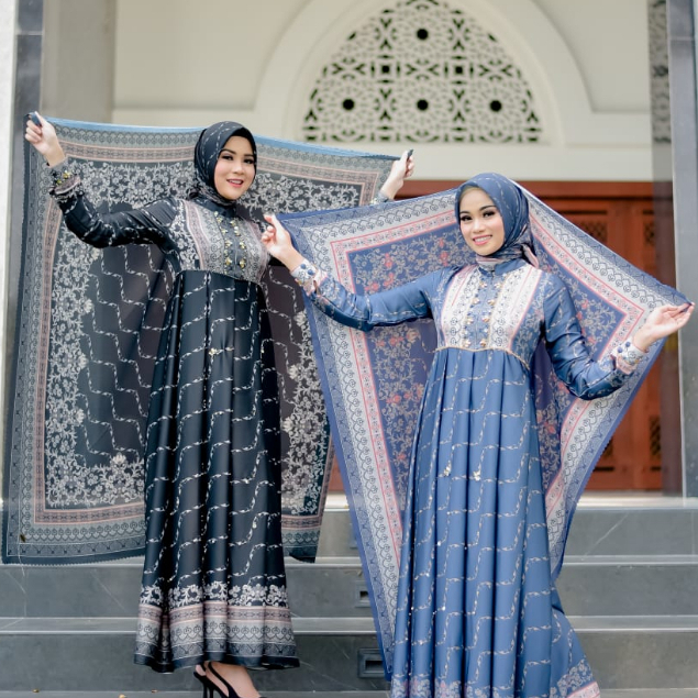 Dress Gaun Busana Fatiha Series Nuo Lambra