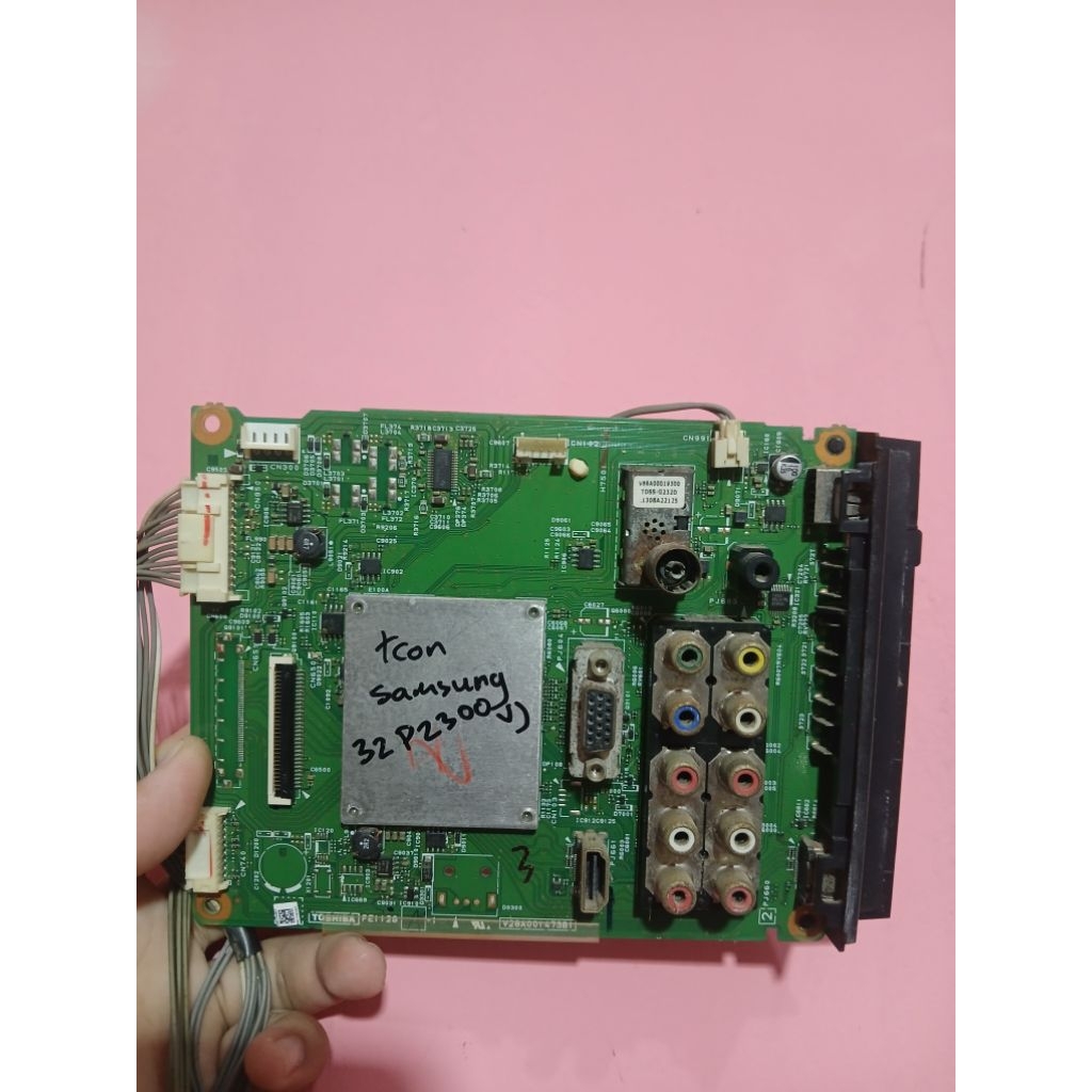 Mainboard tv led toshiba 32p2300vj tcon samsung/tcon biru