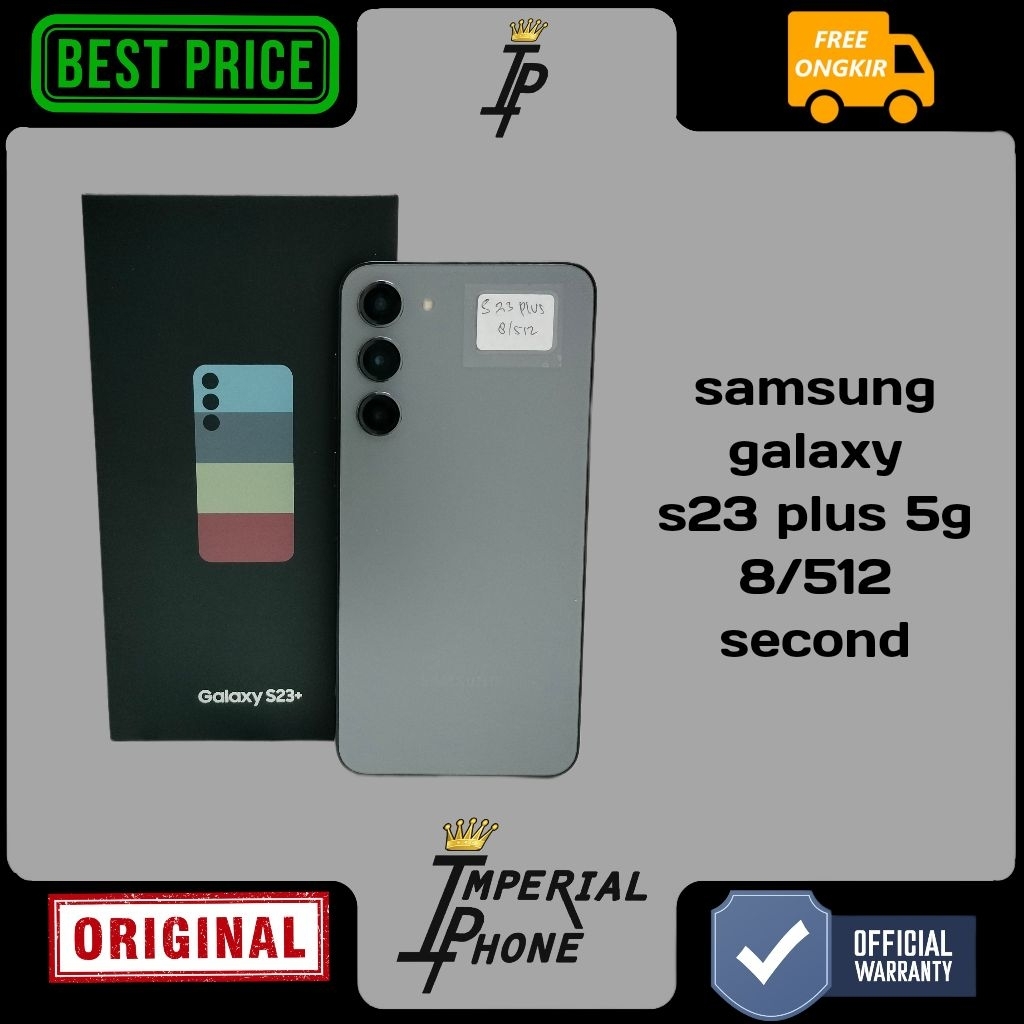 samsung galaxy s23 plus 8/512 resmi second