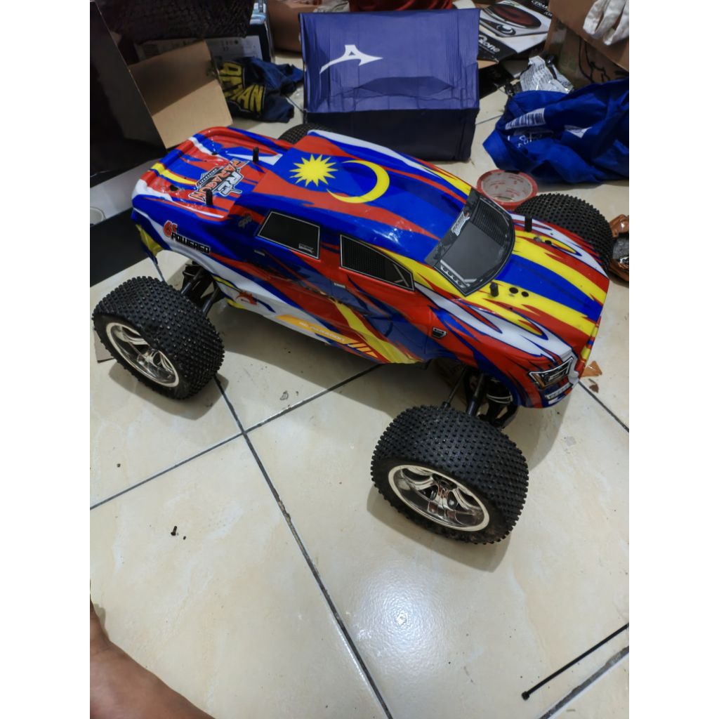 kit rc car hobao monster hyper Mt sport plus 1/8 ORI kit ep elektrik