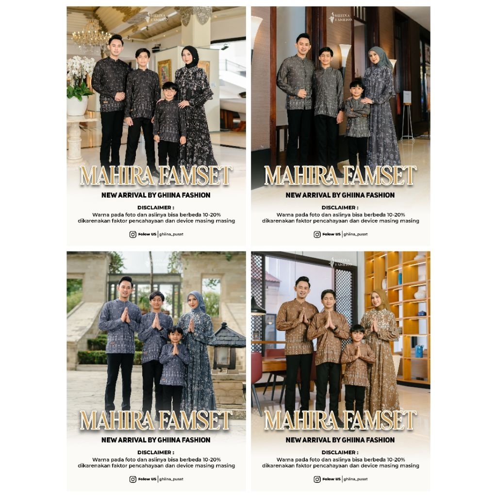 Mahira Family Set by Ghiina Fashion