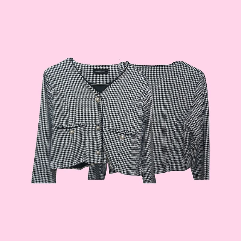 [PRELOVED] The Executive Houndstooth Tweed Outer