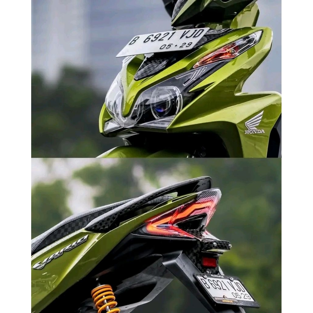 cat motor warna lime gold metalic ( cat pu ) cat custom # cat otomotif # cat motor # cat mobil#