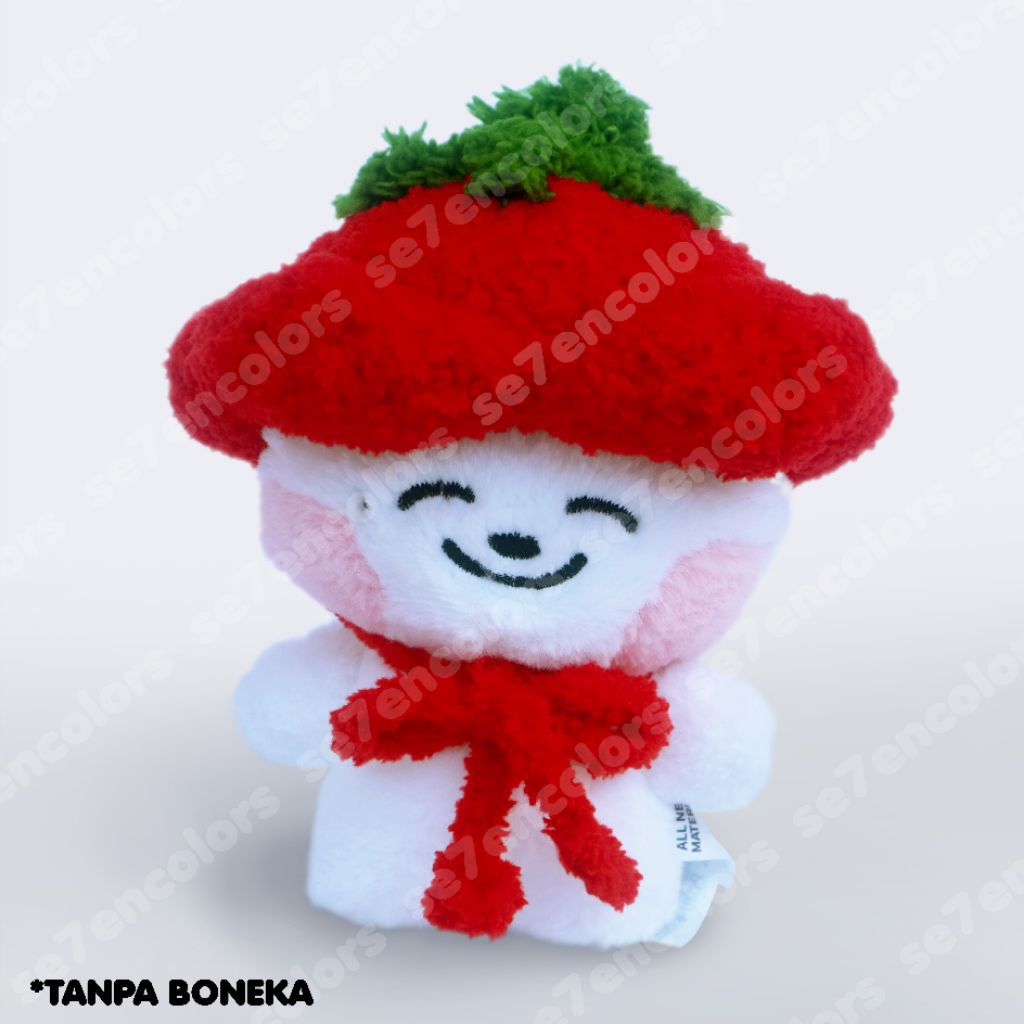 Tomato Hat NCT Dream Doll | Topi Tomat boneka NCT DReam | Topi Rajut Boneka NCT DREAM with LINE FRIE