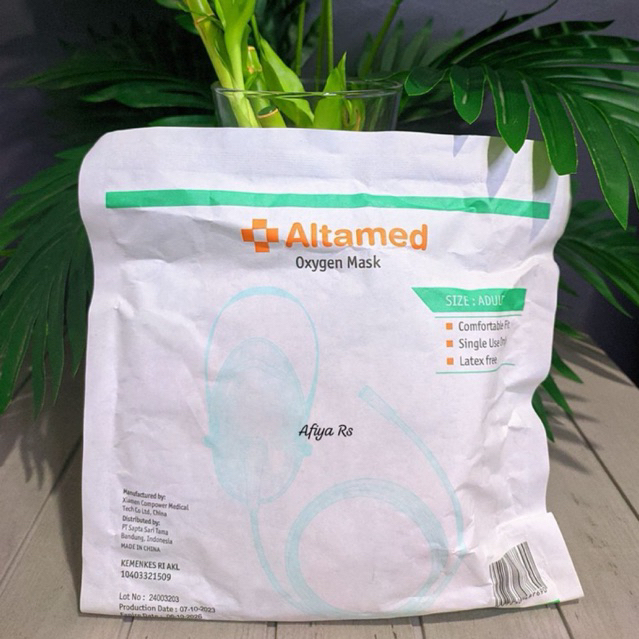 Altamed - Masker Oksigen Altamed 1 Pcs
