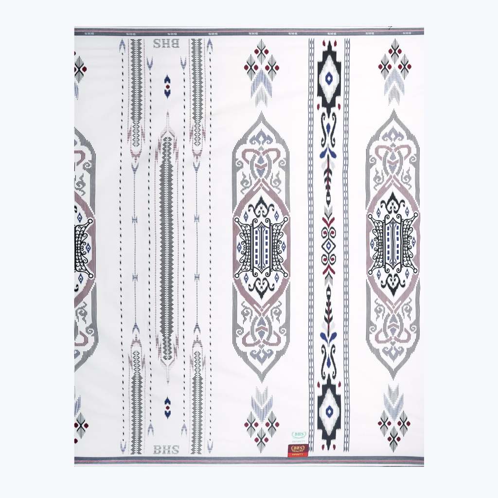 BHS Sarung Infinity Terbaru Viscos Blend Batik Dewasa Gold Silver Bronze Motif Printing