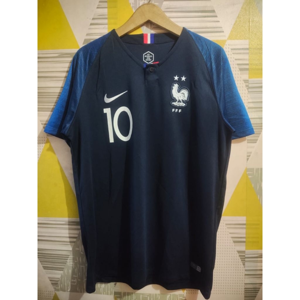 Jersey Nk3 Mbappe Home France 2018 World Cup Season