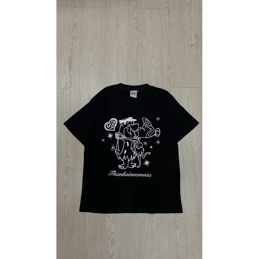TSHIRT THANKSINSOMNIA x FLINTSTONES BLACK