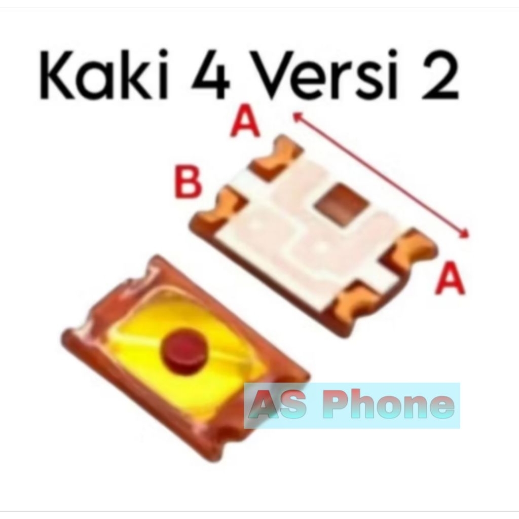 switch tombol 4 kaki on off, volume hp