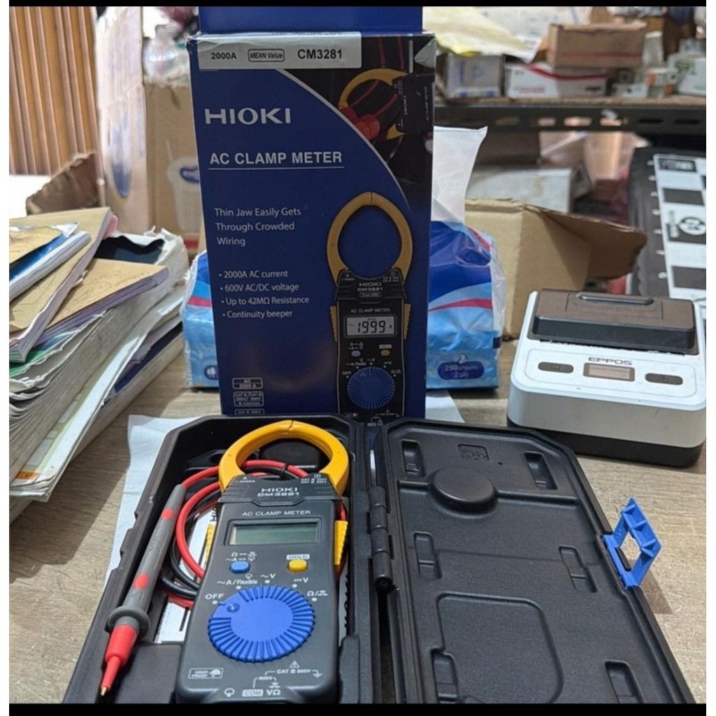 HIOKI CM3281 AC CLAMP METER 2000A ORIGINAL