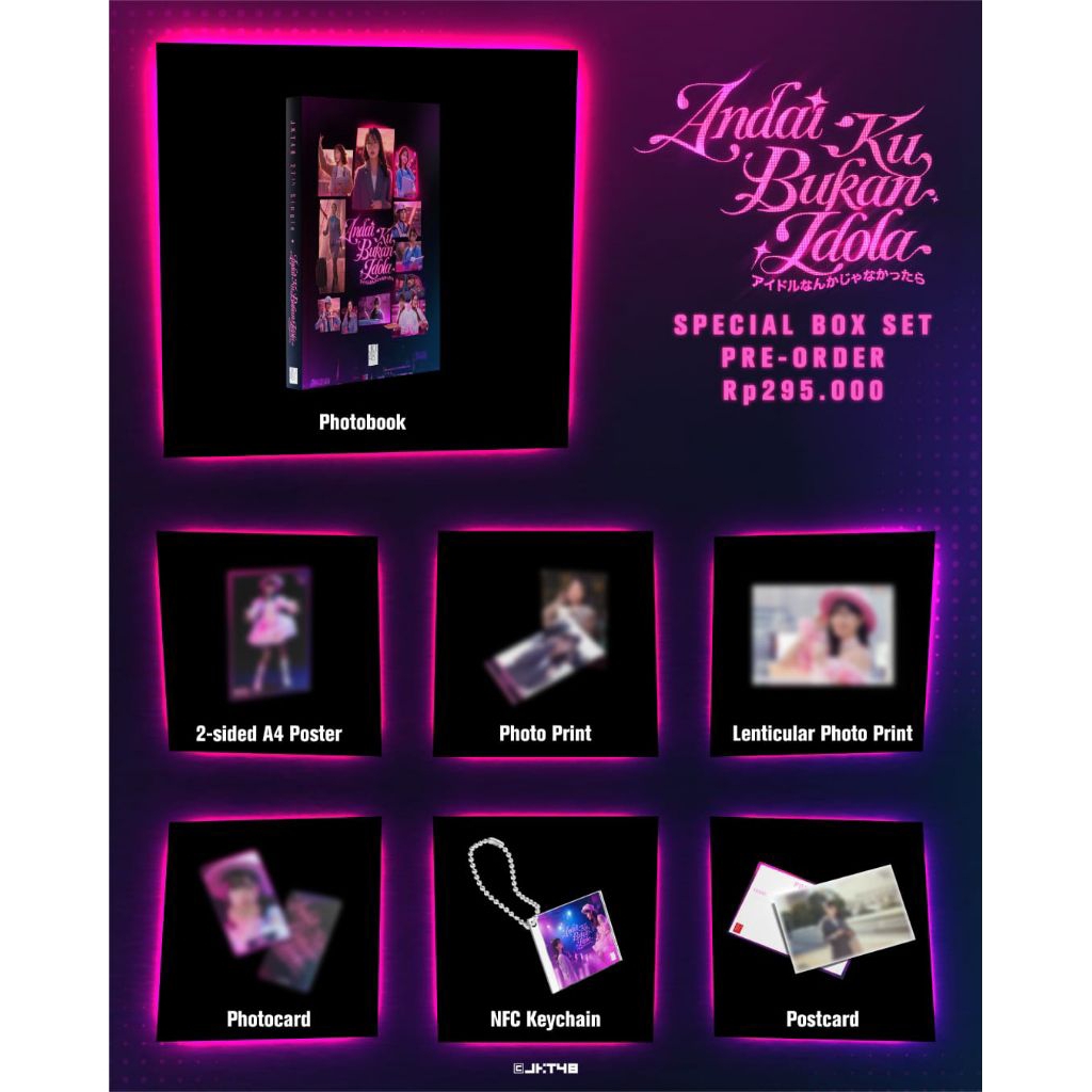 open sharing merch andai ku bukan idola jkt48