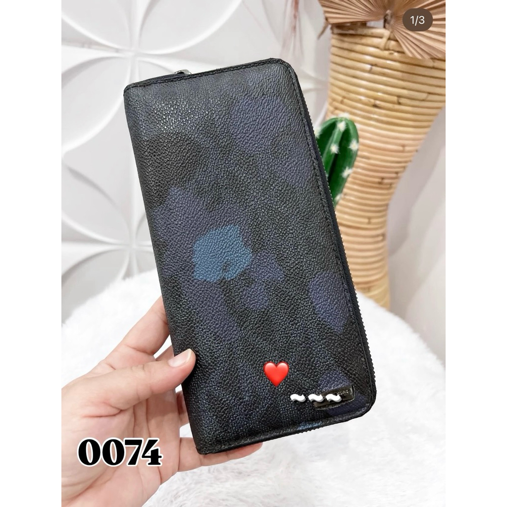 MK LONG WALLET AROUND ZIPPER