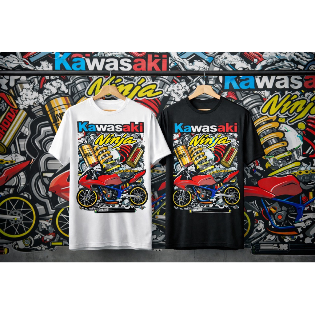SABLON KAOS CUSTOM - SATUAN RACING - MURAH - NINJA