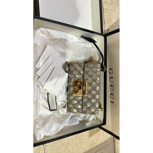 Gucci Padlock GG Supreme Small Shoulder Bag