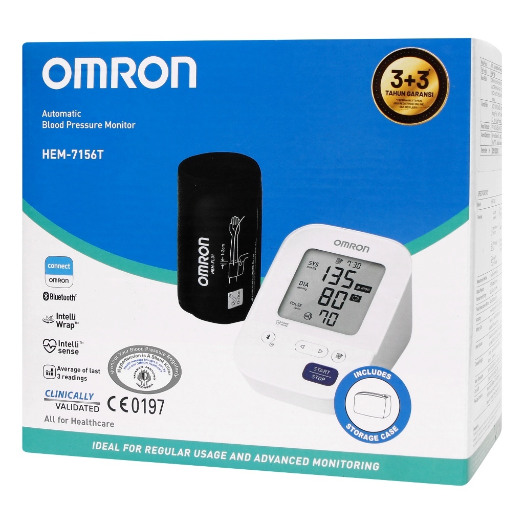 OMRON TENSIMETER DIGITAL HEM-7156T | Alat Tensi Darah
