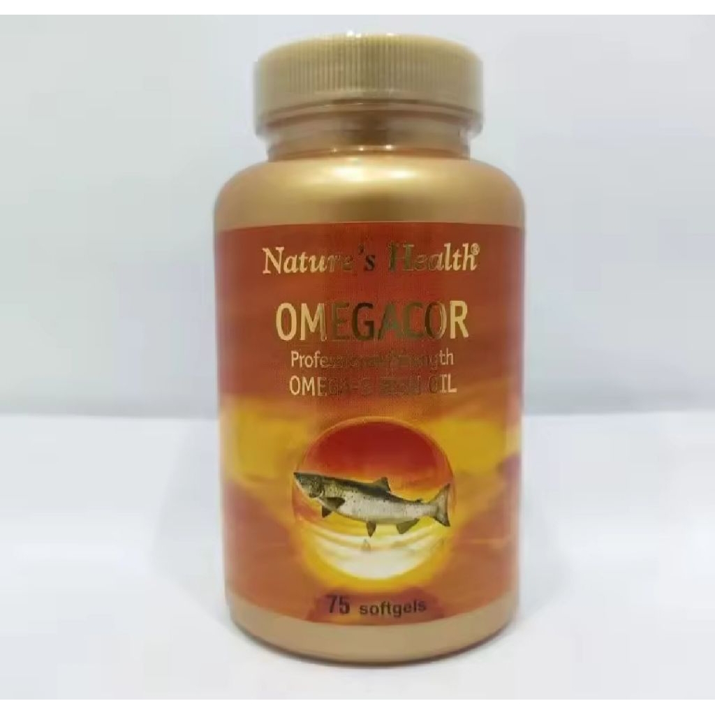 Omegacor Asli Omega 3 Fish Oilnature's Health Original 75 Sofgel Ampuh