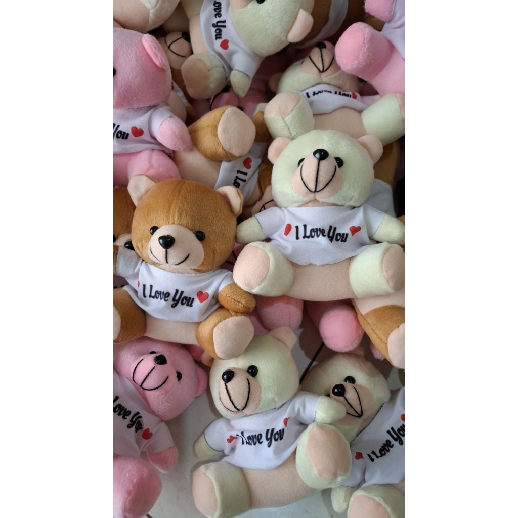 Boneka Teddy I LOVE YOU/Boneka Lucu
