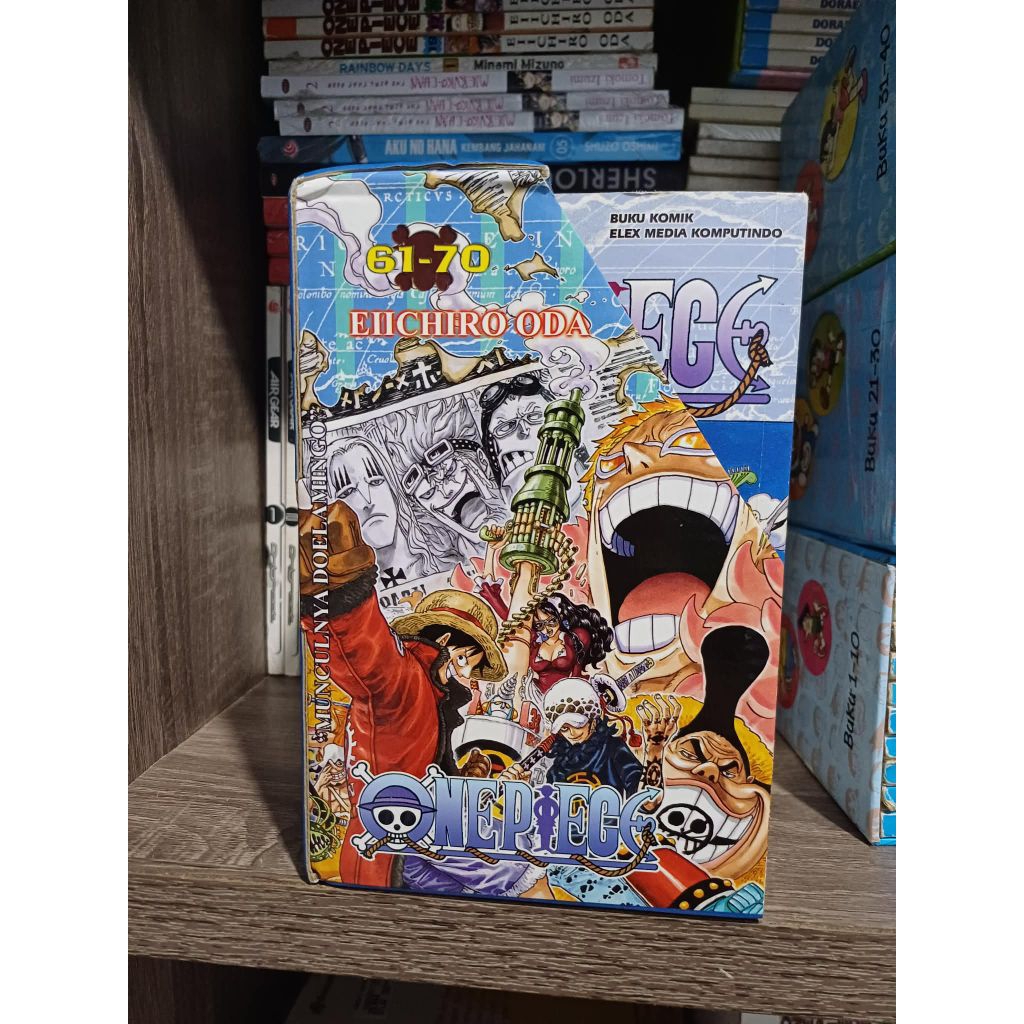 Komik Boxset One Piece 61-70 segel