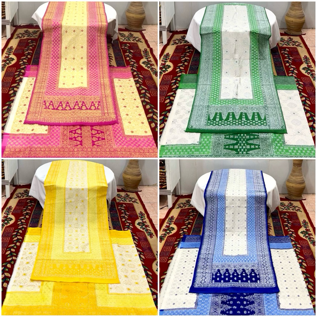 songket palembang lima dimensi gebeng asli tenun tangan