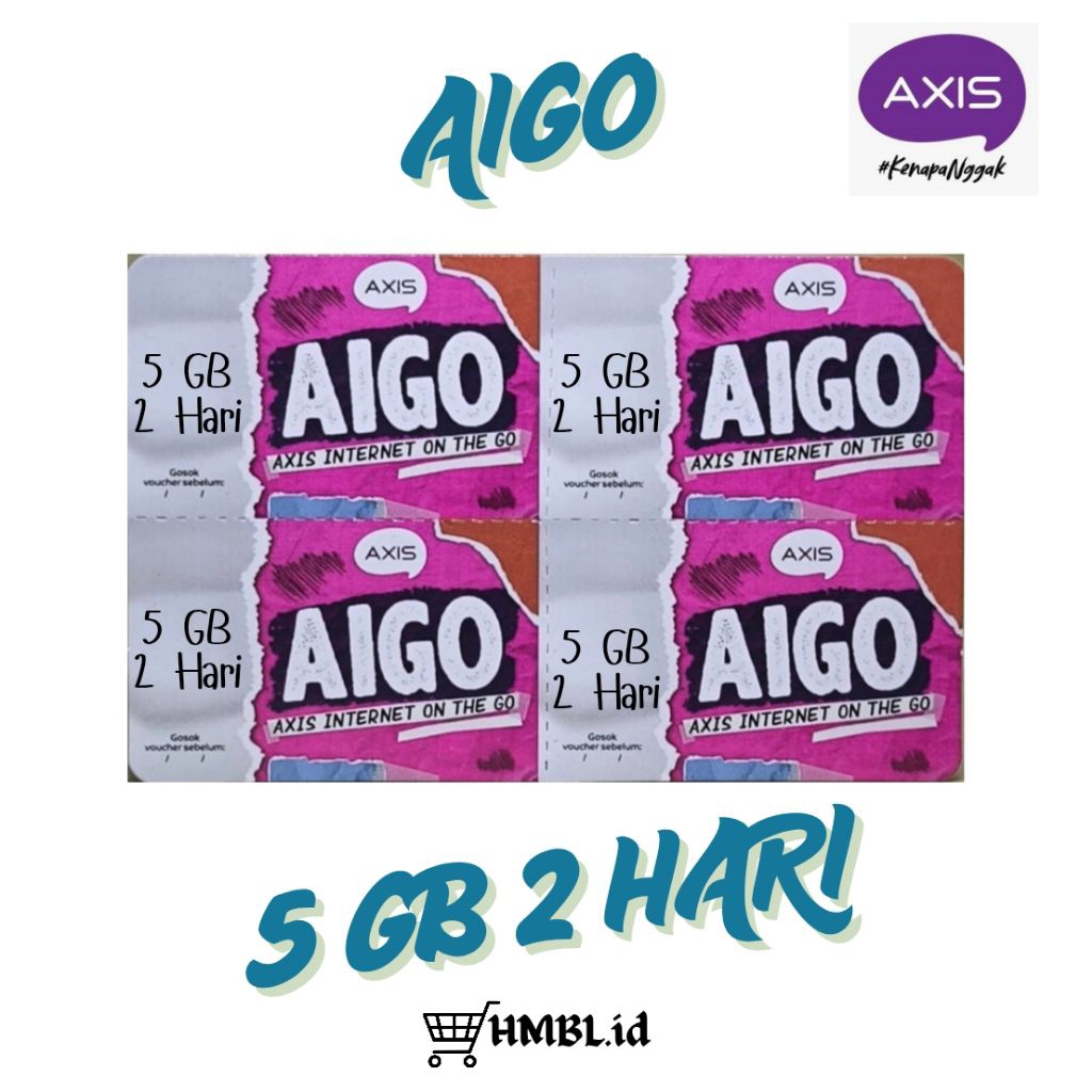 Voucher Axis 5 GB 2 Hari