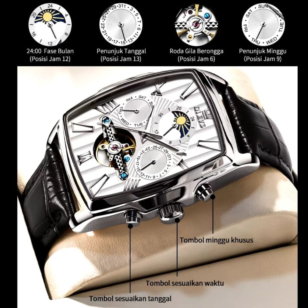 OLEVS Monarch Prestige Automatic – Elegansi Klasik dengan Sentuhan Modern