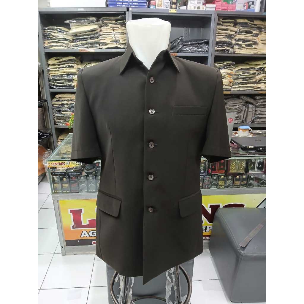 Setelan Safari Jas PSH Pria Coklat