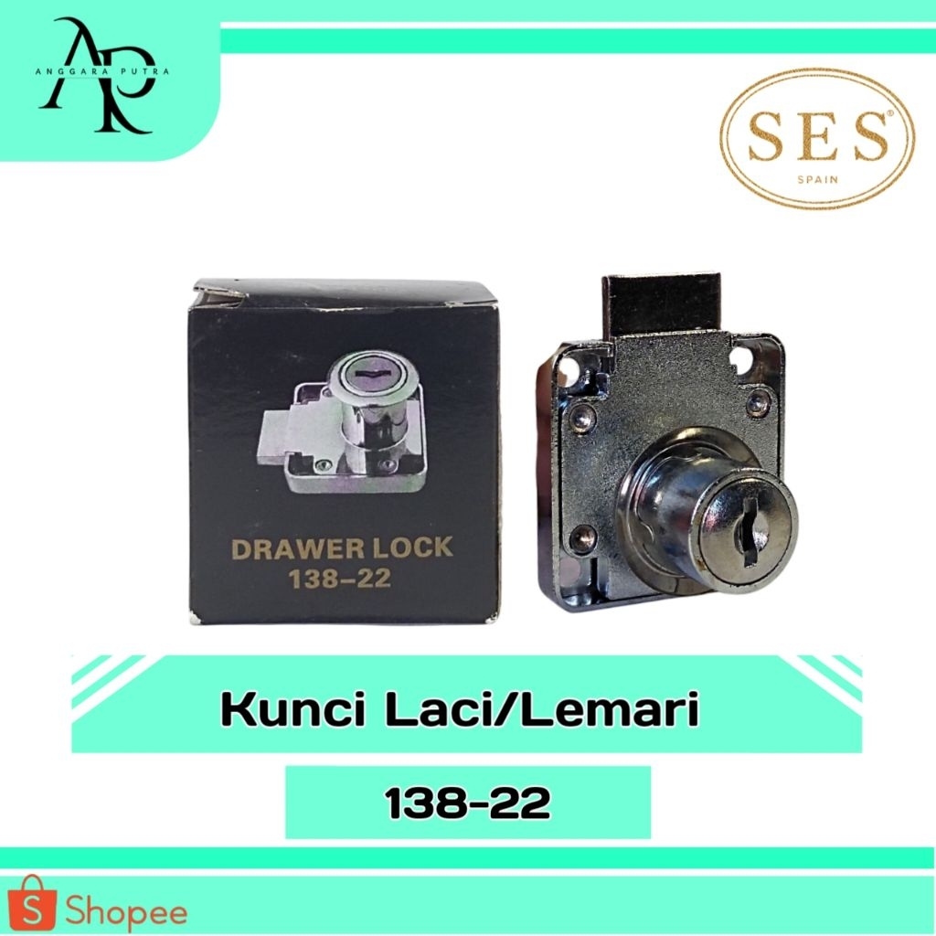 Kunci Lemari/Laci 1pcs SES 138-22