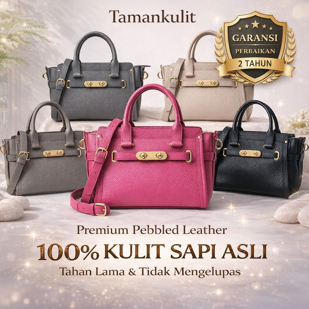 Tas Wanita Kulit Asli Model Swager Shoulder Bag By Taman Kulit