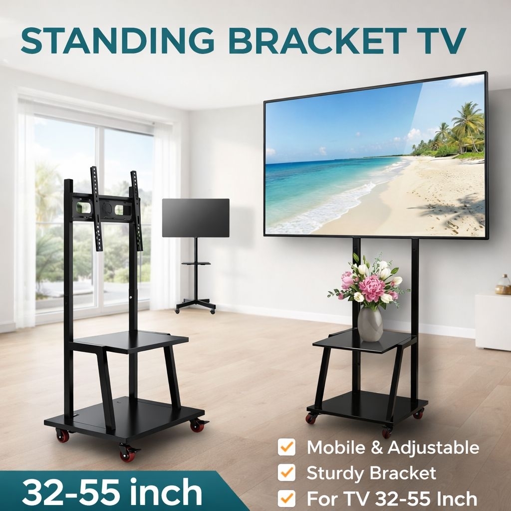 Standing Bracket Tv 32-55inch/Bracket Standing Tv berdiri